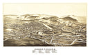 Vintage Map of Hoosick Falls, New York 1889