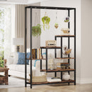 70.9" Plant Stand, Large Flower Bonsai Shelf with 6 S Hanging Hooks