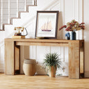 70.9" Wood Console Table, Farmhouse Sofa Table Entryway Table