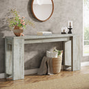 70.9" Wood Console Table, Farmhouse Sofa Table Entryway Table