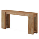70.9" Wood Console Table, Farmhouse Sofa Table Entryway Table