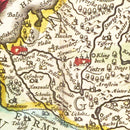 Vintage Map of Prussia 1665