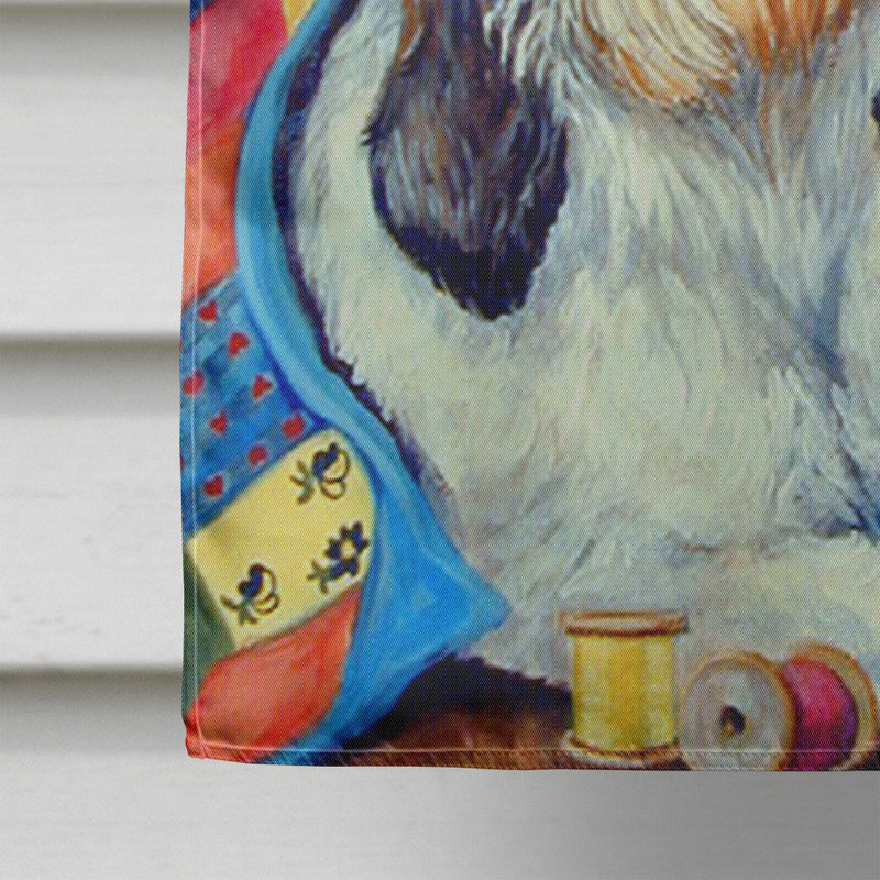 Petit Basset Griffon Vendeen PBGV Flag Canvas House Size