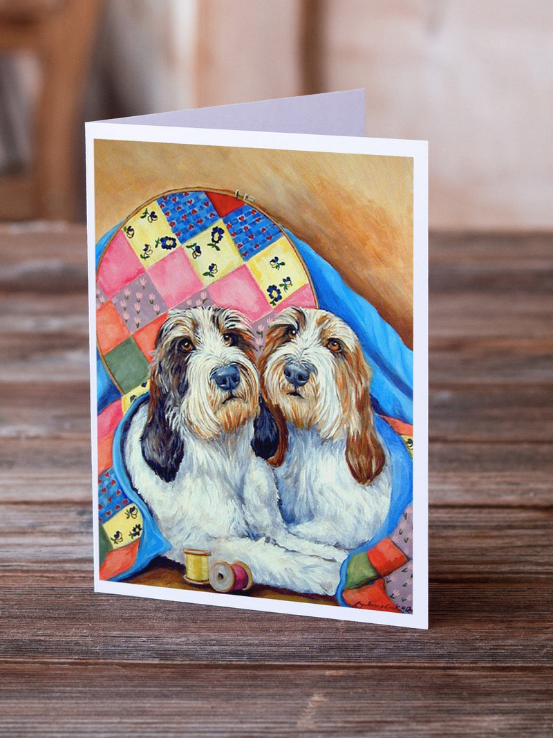 Petit Basset Griffon Vendeen  Greeting Cards and Envelopes Pack of 8