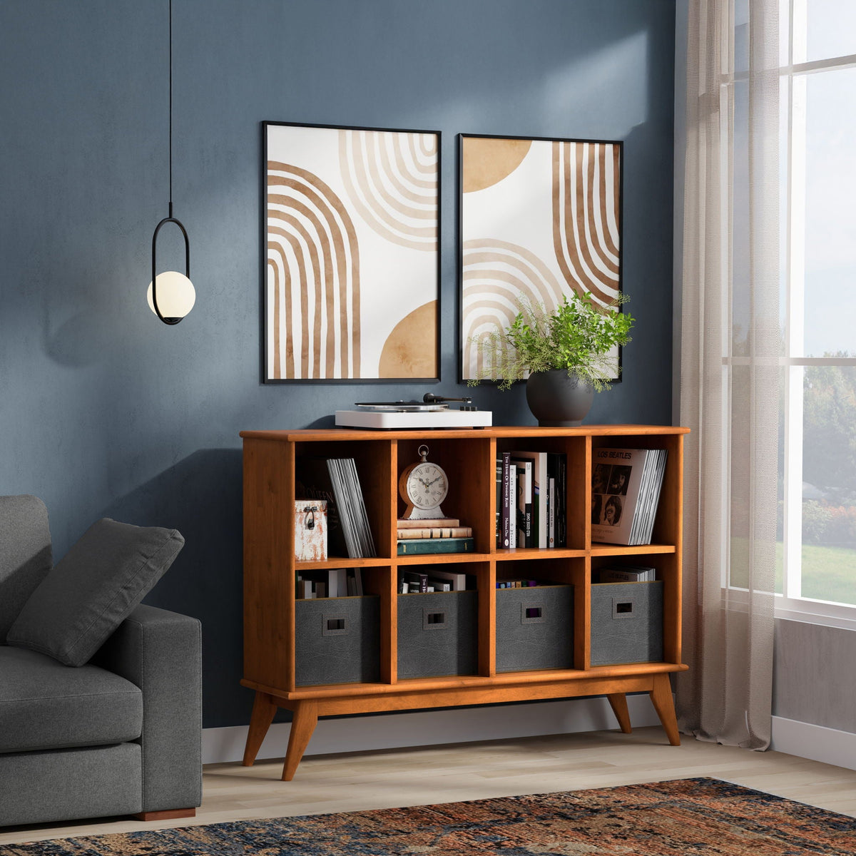 Draper - Handcrafted Low Bookcase, photo 30 of 40