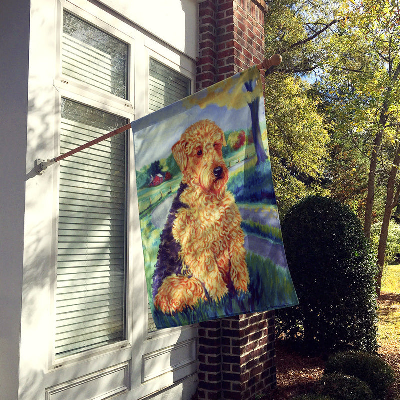 AiredaleTerrier Flag Canvas House Size