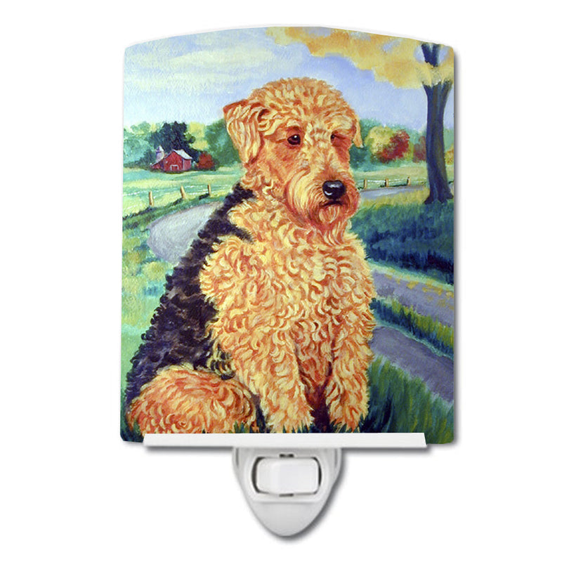 Airedale Terrier Ceramic Night Light 7096CNL