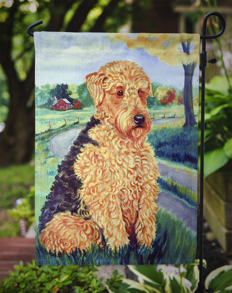 AiredaleTerrier Flag Garden Size