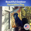 Curly Coated Retriever House Flag 28x40 Porch Sleeve Pole Decorative Outside Yard Banner Artwork Wall Hanging, Polyester