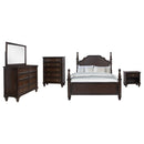 Andover 5-piece Eastern King Bedroom Set Dark Oak