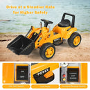 Kids Ride On Excavator Digger 6V Battery Powered Tractor-Yellow by LJGDeals