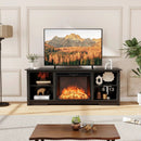 70 Inch TV Stand for up to 75 Inch Flat Screen TVs with Adjustable Shelves by LJGDeals