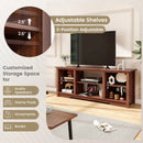 70 Inch TV Stand for up to 75 Inch Flat Screen TVs with Adjustable Shelves by DirectDeals