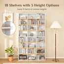 70-Inch Tall Bookshelf with 24 Cube Storage Compartments by LJGDeals