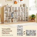 70-Inch Tall Bookshelf with 24 Cube Storage Compartments by DirectDeals