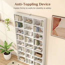 70-Inch Tall Bookshelf with 24 Cube Storage Compartments by LJGDeals