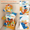 70 Inch Tall Aviation-themed Cat Tree with Helicopter Top Perch and Platforms-Yellow by LJGDeals