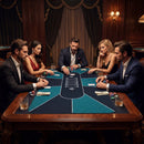 70 x 35 Inch Poker Table Top with Water-repellent Surface for 10-Player by LJGDeals