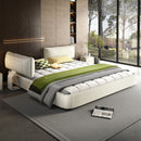 Cloud Bed Frame With Oversized Padded Movable Headboard