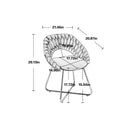 Accent Chairs Set of 2, Velvet Side Chairs with Gold Legs, Mid-Century Upholstered Dining Chairs for Living Room, Kitchen, Bedroom, Beauty Room