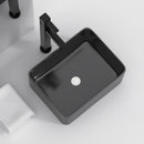 Modern European Design Ceramic Rectangular Vessel Bathroom Sink