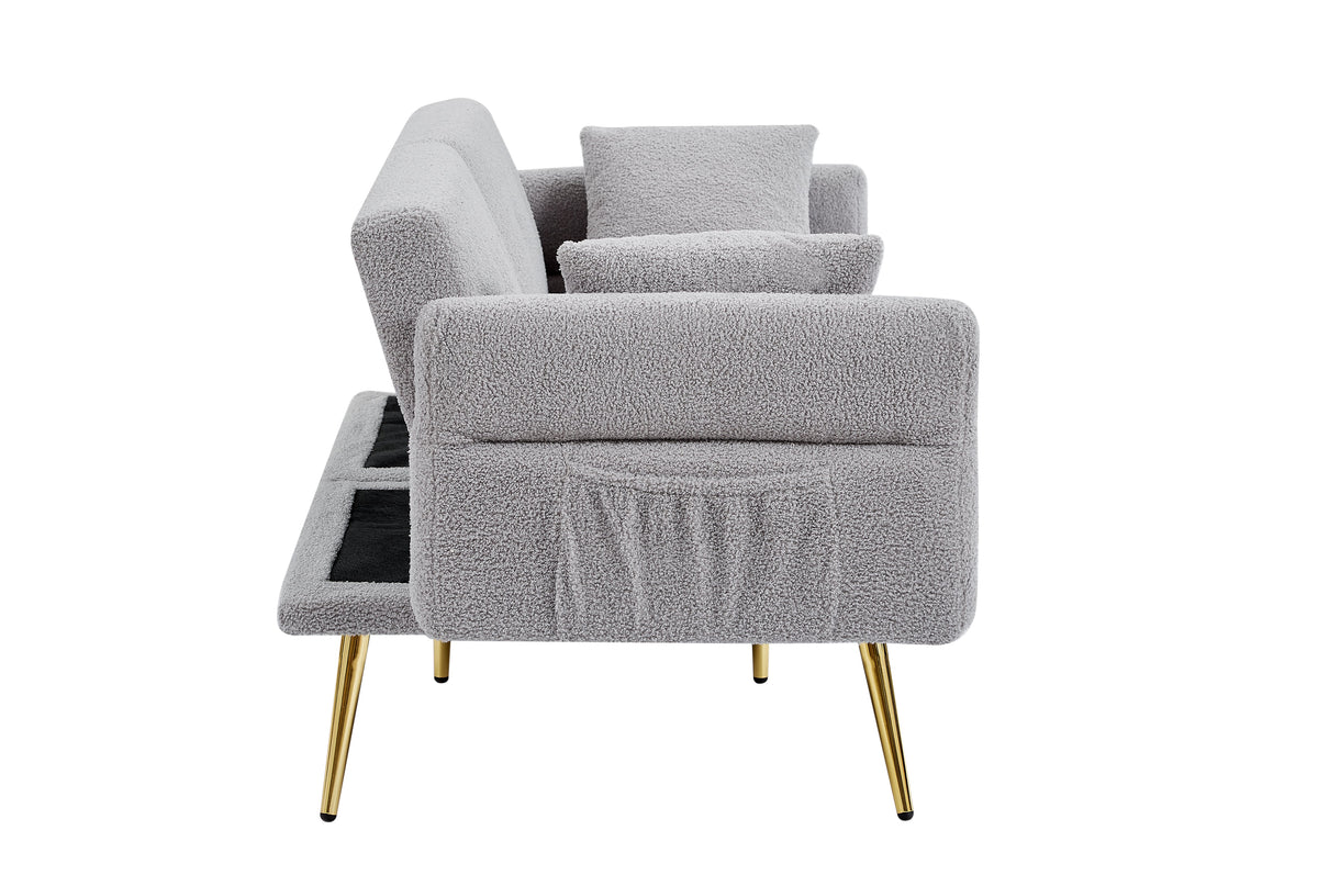 Modern Teddy Upholstered Accent Loveseat Sofa, photo 3 of 10