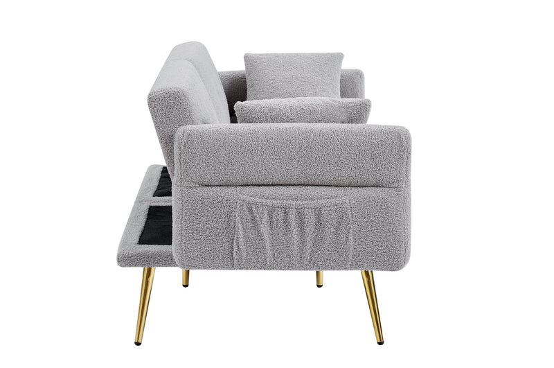 Modern Teddy Upholstered Accent Loveseat Sofa, photo 3 of 10