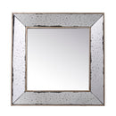 Distressed Accent Mirror, Traditional Style Framed Wall Mirror For Living Room by Unique Piece Furniture