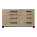 8 Drawer Dresser With Feet And Pulls - Brown by HouseOfZazla