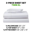 Sheet Set Luxurious Supima, Wrinkle Resistant, Breathable, With 2 Ghostgrip Band