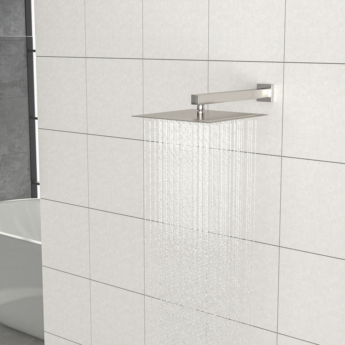 Wall Mounted Shower Arm With Flange, photo 7 of 15