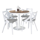 Dakota Charlotte - 5 Piece Contemporary Design Dining Set by HouseOfZazla