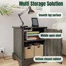 Farmhouse Nightstand, Charging Station & Storage by HouseOfZazla