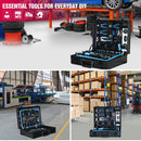 Combined Maintenance Tool Suitcase 247 Pieces Of Basic Home Maintenance Tool Set General Machinery Tool Set - Blue by HouseOfZazla