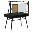 Darby - Writing Desk With USB Ports - Black by HouseOfZazla