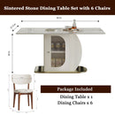 Dining Table Set With Storage, Includes Chairs For Kitchen by HouseOfZazla