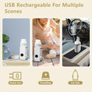 Portable Bottle Warmer On The Go Baby Milk Warmer Milk Formula Warmer for Travel with 6 Heating Levels USB Rechargeable Keep Milk Warm for 5 Hours
