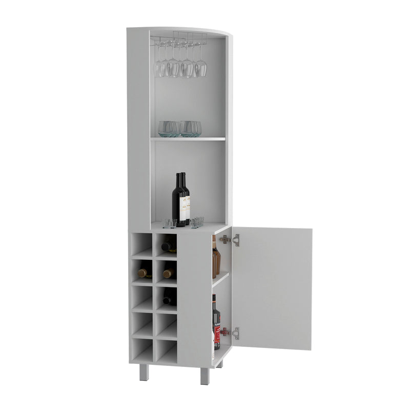 Kaia 70" Tall Corner Bar Cabinet, photo 7 of 8