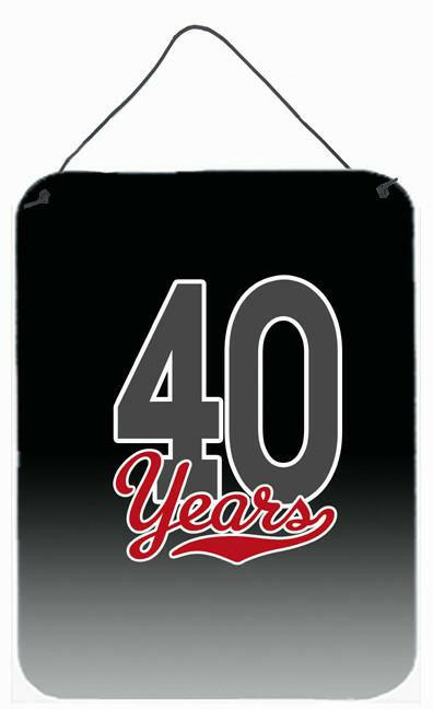 40 Years Wall or Door Hanging Prints CJ1086DS1216