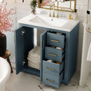 Bathroom Vanity With Sink, Storage Cabinet, Freestanding Set With 3 Drawers & Soft Closing Doors by Unique Piece Furniture