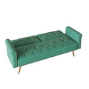 Luxurious Sofa Bed With Nail Head Trim And Matching Pillow by HouseOfZazla