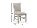 Bronwyn - Dining Side Chair With Upholstered Seat (Set of 2) - Alabaster