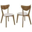 Mid-Century Modern Upholstered Dining Chair (Set of 2) by HouseOfZazla