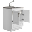 Cardinal - Laundry Cabinet With Faucet And Sink - White