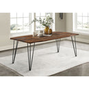 Neve - Sheesham Live Edge Dining Table - Gray by HouseOfZazla