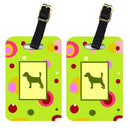 Basset Hound Luggage Tag
