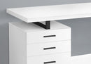 Computer Desk For Home Office, Left or Right Setup with Storage Drawers by HouseOfZazla