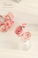 Floroom Ranunculus Artificial Flowers 18 Pcs Dusty Rose Faux Silk Mini Ranunculus Bulk Fake Wedding Filler Flowers for DIY Bouquets, Centerpieces, Bridal Shower Decorations & Arrangements by CozyNest Decor