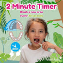 brush-baby WildOnes™ Rechargeable Kids Electric Toothbrush – Koala | Flashing Lights, 2-Min Timer, Waterproof, 3 Brush Heads | Toddler & Child Toothbrush Ages 0-10 | Soft Bristles by TinyTreasures Baby Boutique