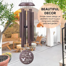 Sympathy Wind Chimes Personalized, Love Doves Wind Chimes for Loss of Loved Dad/Mom, Memorial Gifts Wind Chime for Funeral, in Loving Memory of Husband/Wife, Garden Outdoor Decor (36inch) by CozyNest Decor